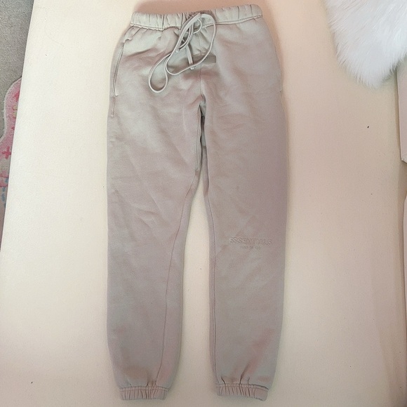 Essentials Cream Track Pants - Picture 7 of 7